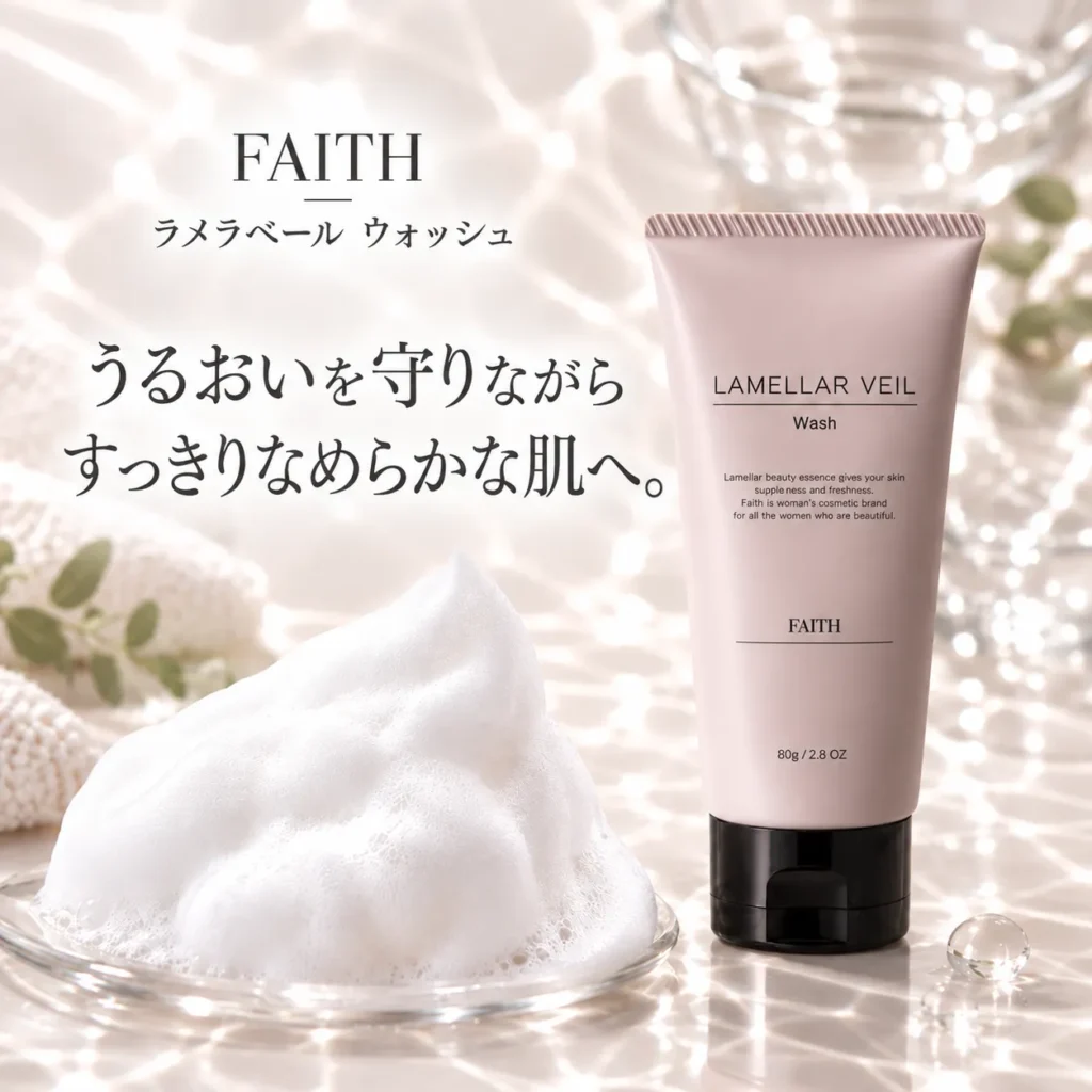 FAITH ラメラベール ウォッシュ 245g 2本セット FAITH ラメラベール ウォッシュ｜皮脂・ベタつきを濃密泡ですっきり