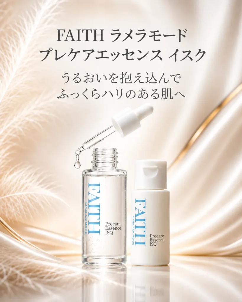 FAITHラメラモード プレケアエッセンス イスク|乾燥・ハリ・毛穴が気になる肌の生コラーゲン先行導入美容液